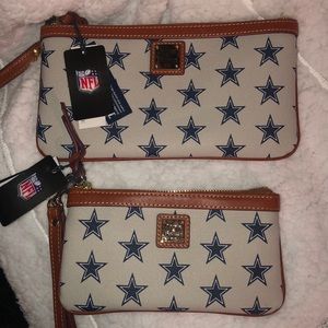 NWT Dallas Cowboys Dooney & Burke Wristlet large